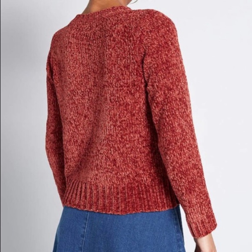 ❤️… ModCloth Rust Crop Sweater